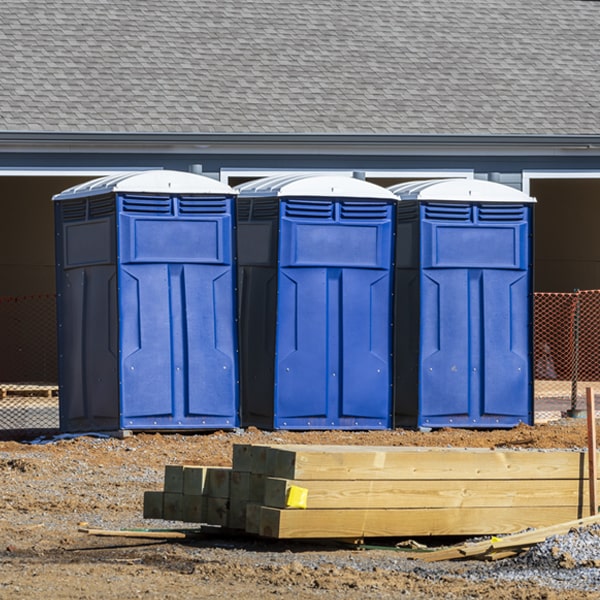 what is the expected delivery and pickup timeframe for the portable toilets in Mud Lake ID